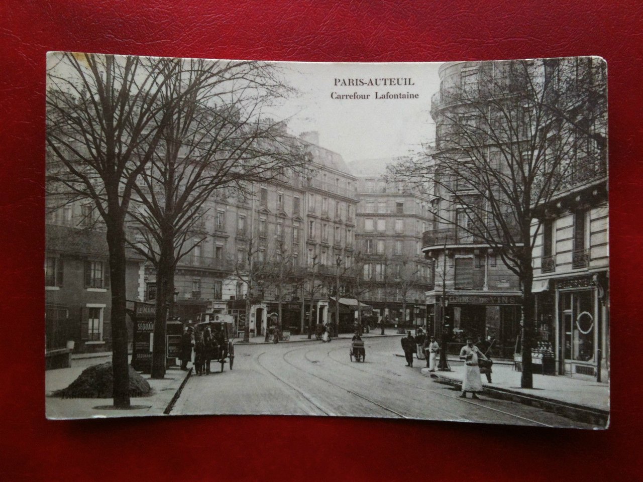 Cartolina/Carte postale inizi '900 Francia Paris Auteuil Lafontaine - viaggiata