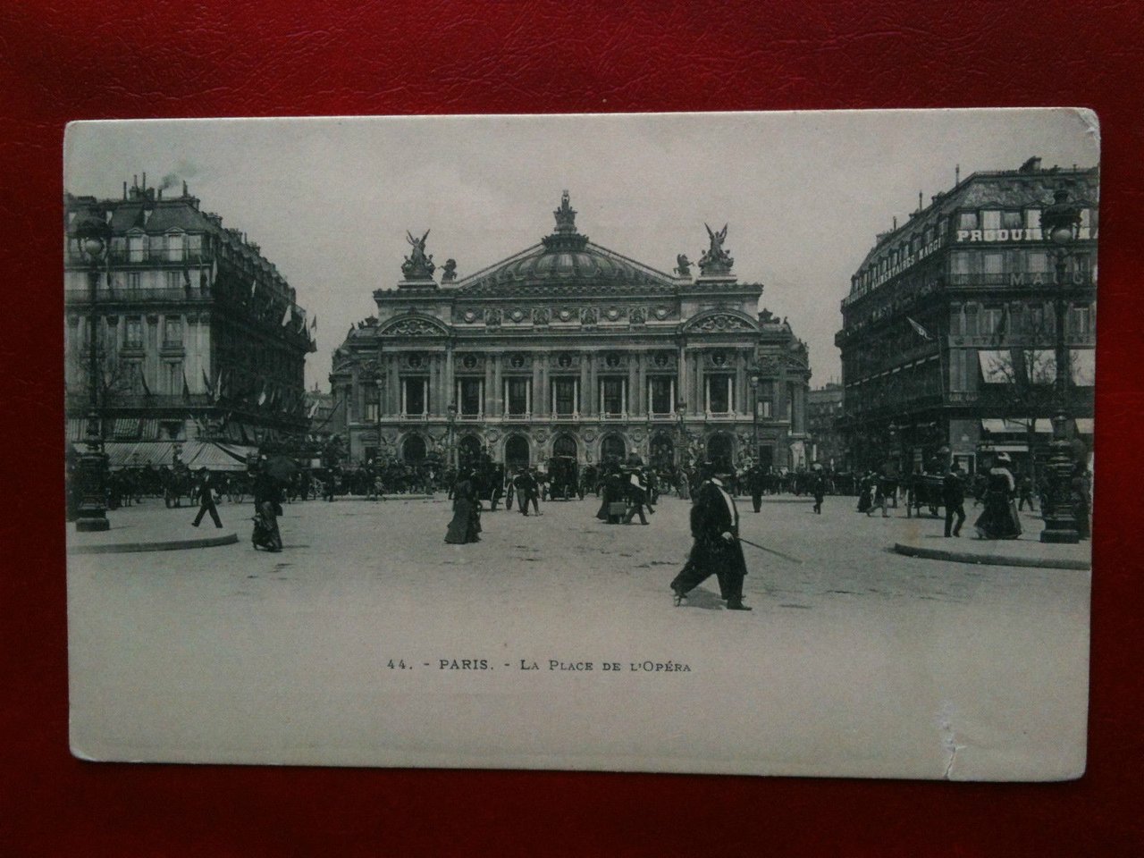 Cartolina/Carte postale inizi '900 Francia Paris Place de l'Opéra non …