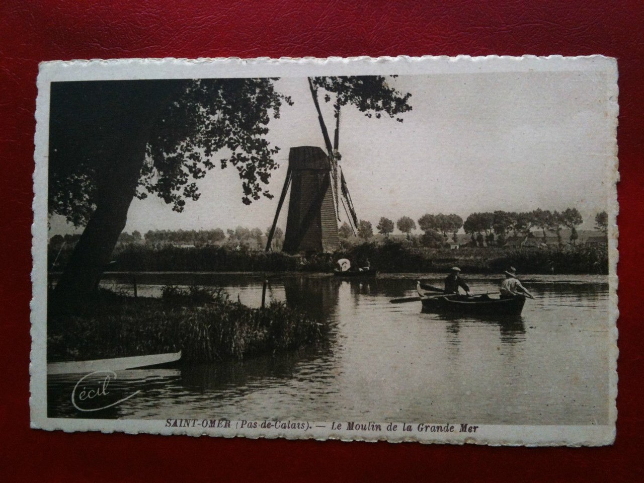 Cartolina/Carte postale inizi '900 Francia Saint-Omer Le Moulin- non viaggiata