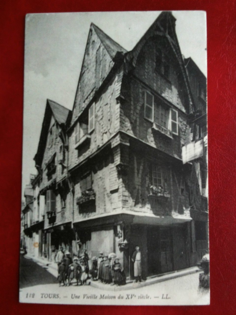 Cartolina/Carte postale inizi '900 Francia Tours Maison XV^ siècle - …