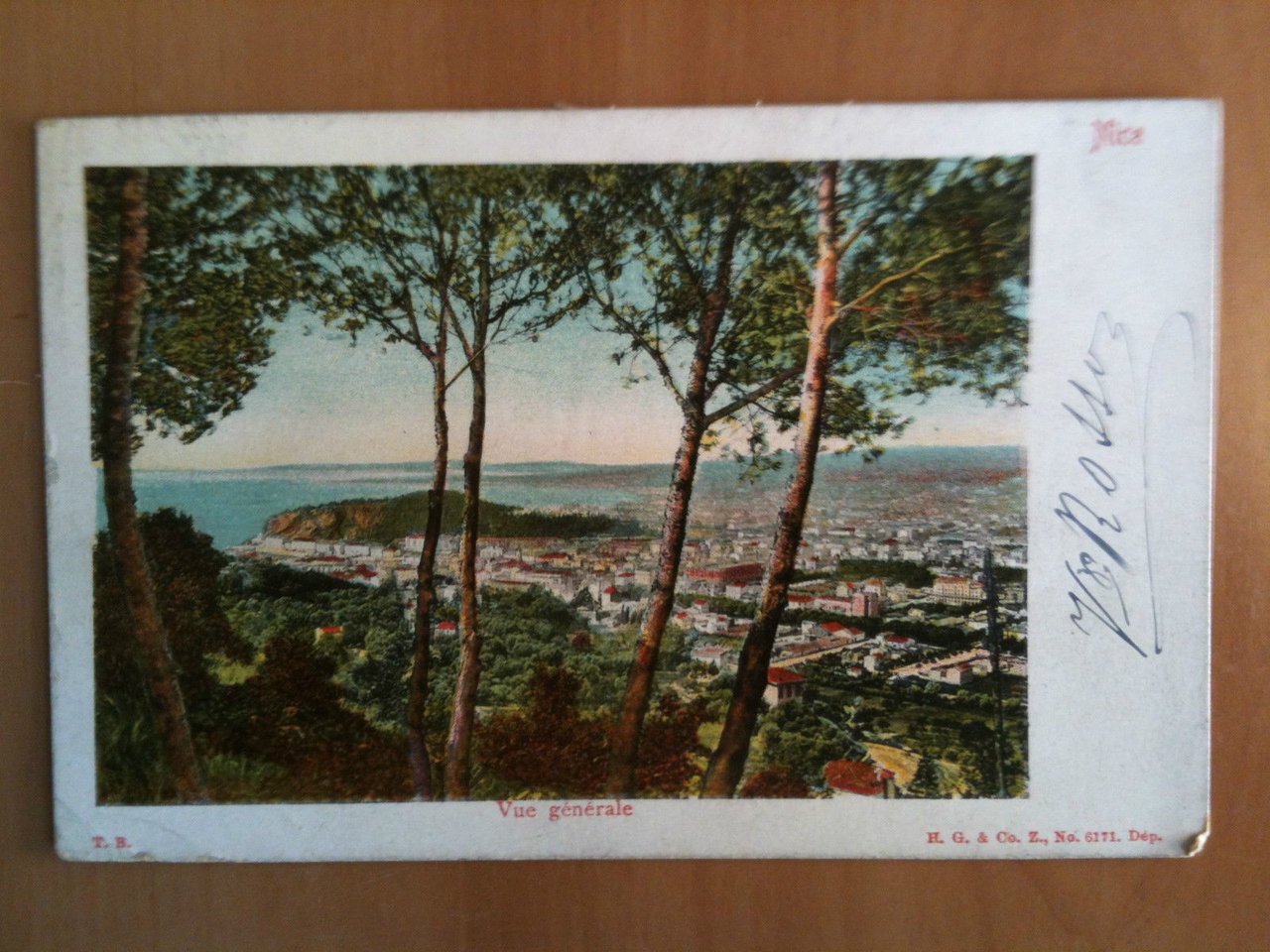 Cartolina/Carte postale inizi '900 Nice Vue général - viaggiata