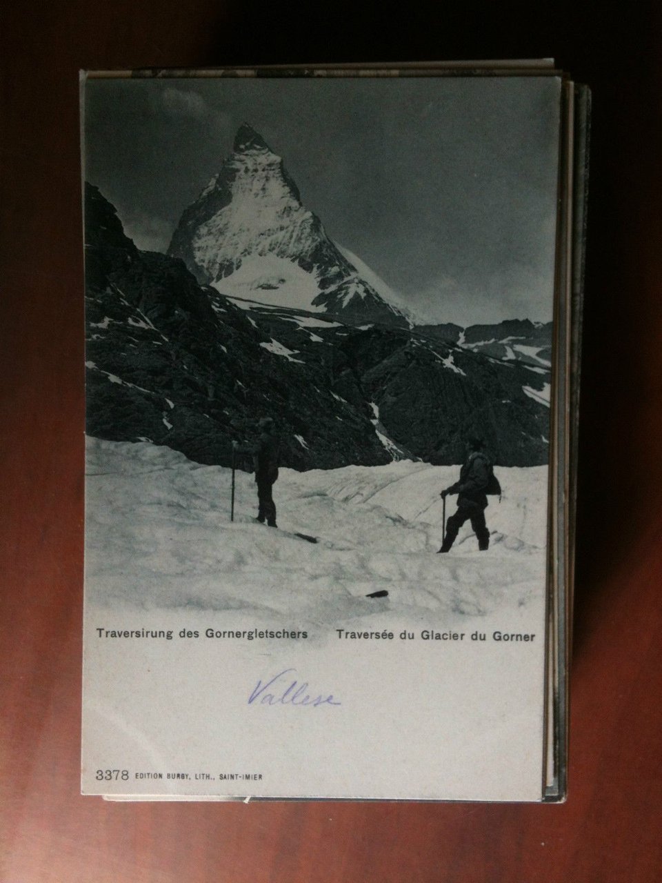 Cartolina/Carte postale inizi '900 Suisse Galcier Gorner - non viaggata