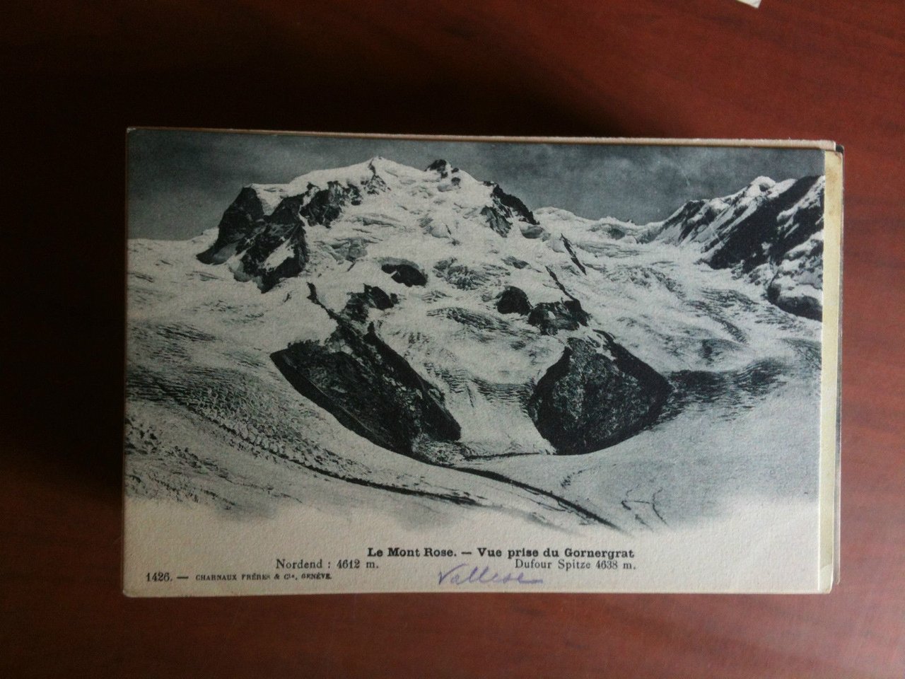 Cartolina/Carte postale inizi '900 Suisse Mont Rose - non viaggata