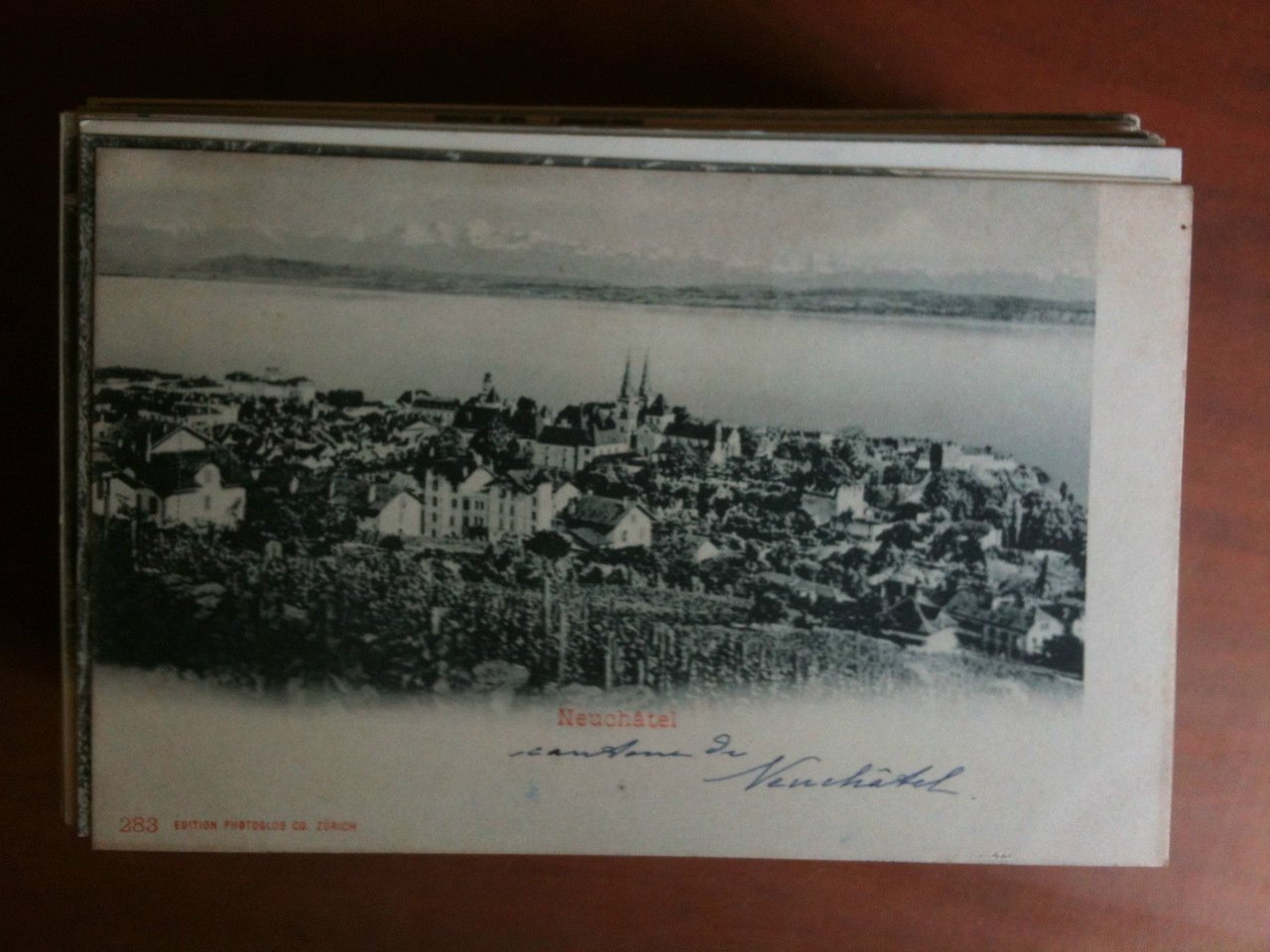 Cartolina/Carte postale inizi '900 Suisse Neuchatel - non viaggata