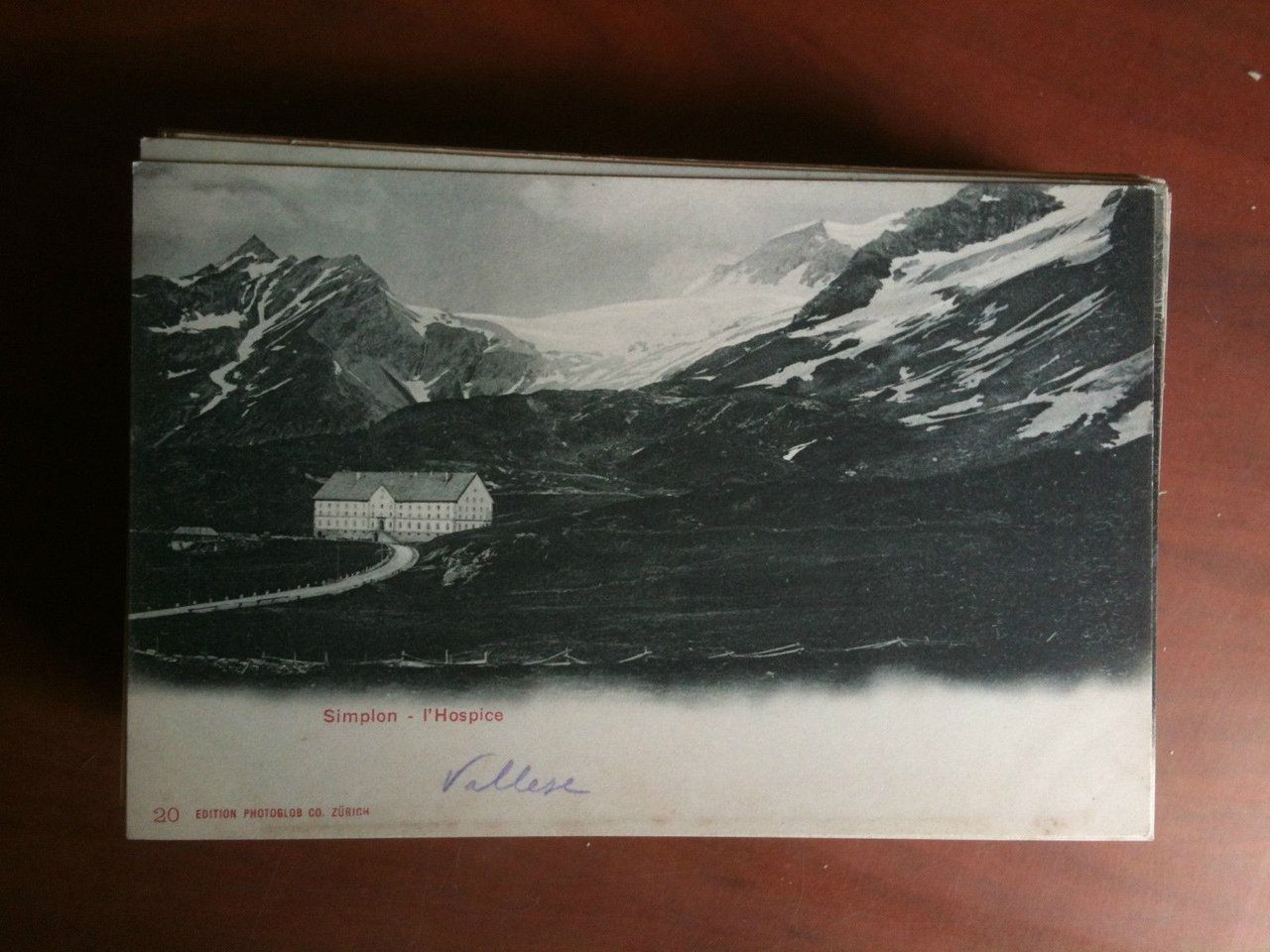 Cartolina/Carte postale inizi '900 Suisse Simplon l'Hospice - non viaggata
