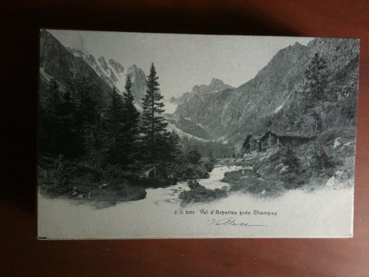 Cartolina/Carte postale inizi '900 Suisse Val d'Arpettes Champex - non …