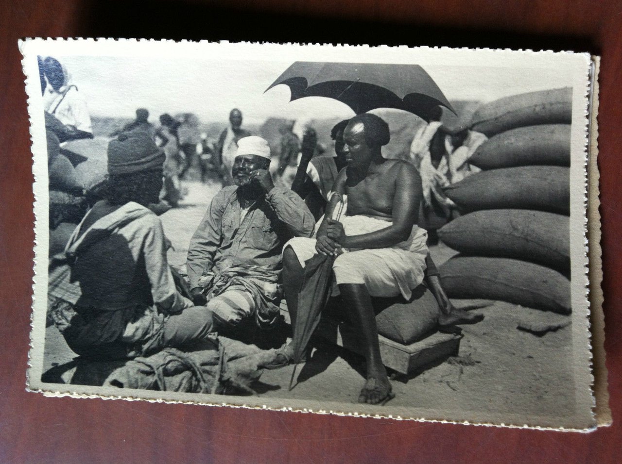 Cartolina fotografica originale anni '30 Mogadiscio Somalia n^7 Fotografo Parodi
