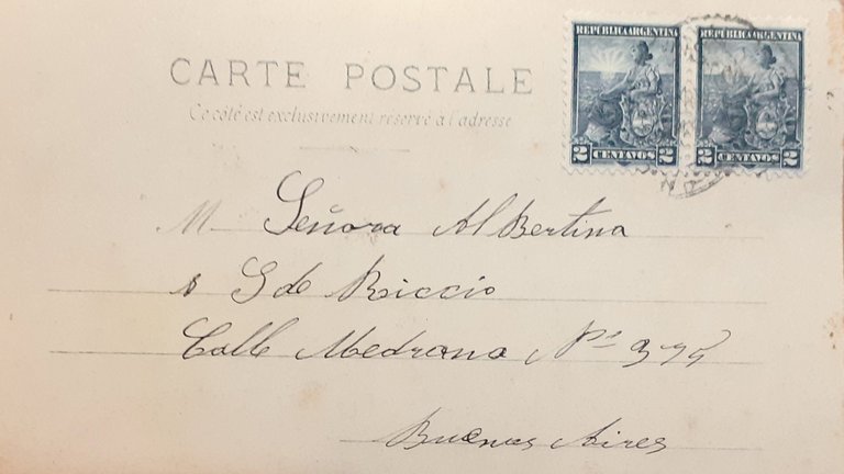 Cartolina fotografica Reutlinger fotografo 1904 circa