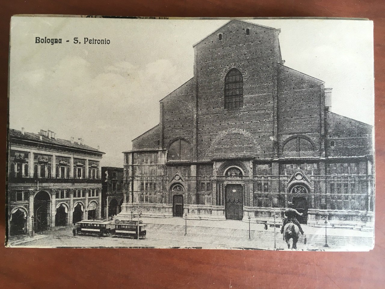 Cartolina inizi '900 Bologna S. Petronio - E20874