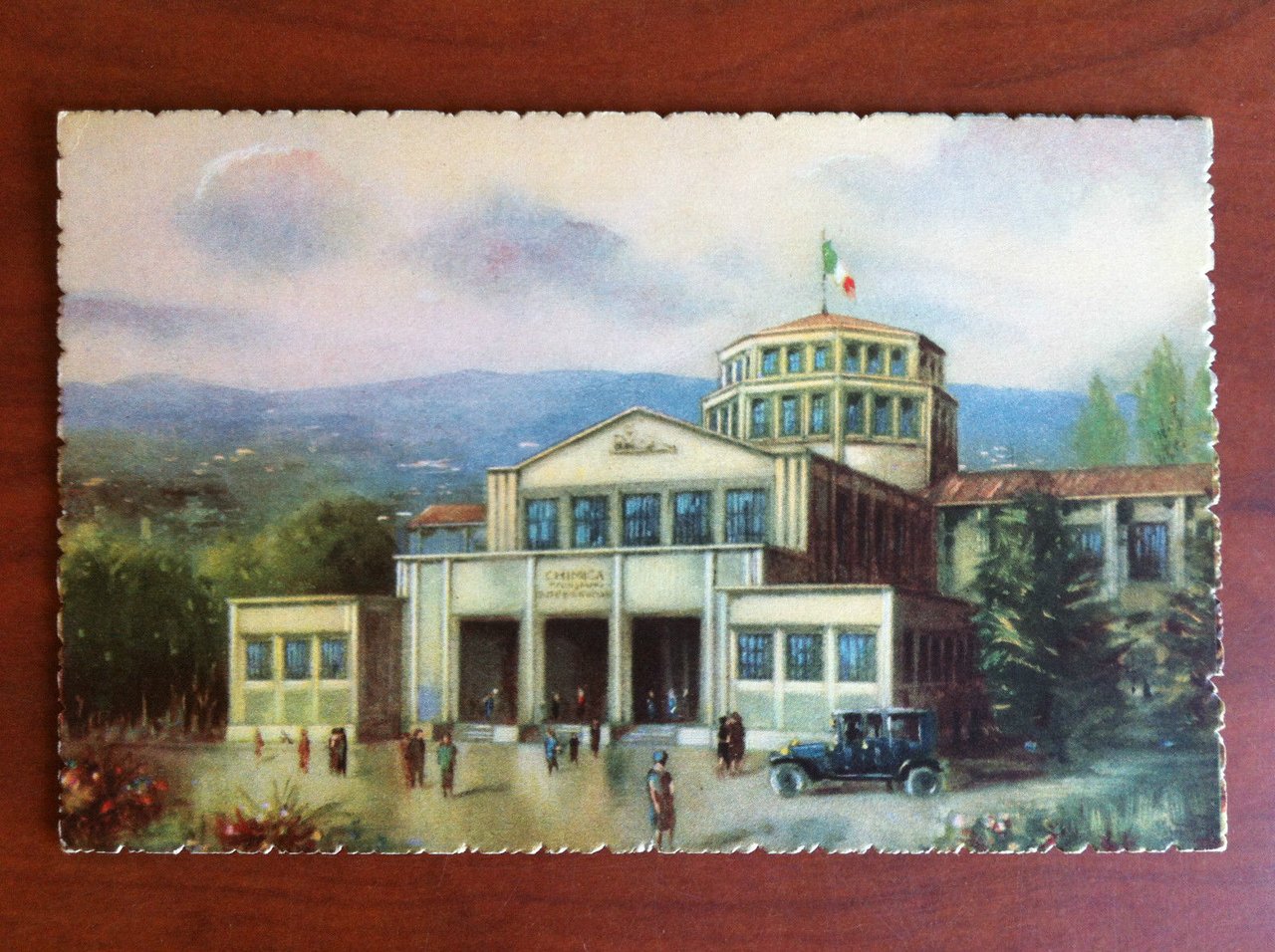 Cartolina inizi '900 Esposizione Torino 1928 Pad. Chimica non viaggiata …