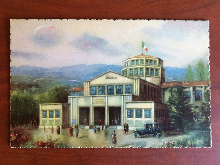 Cartolina inizi '900 Esposizione Torino 1928 Pad. Chimica non viaggiata E10901