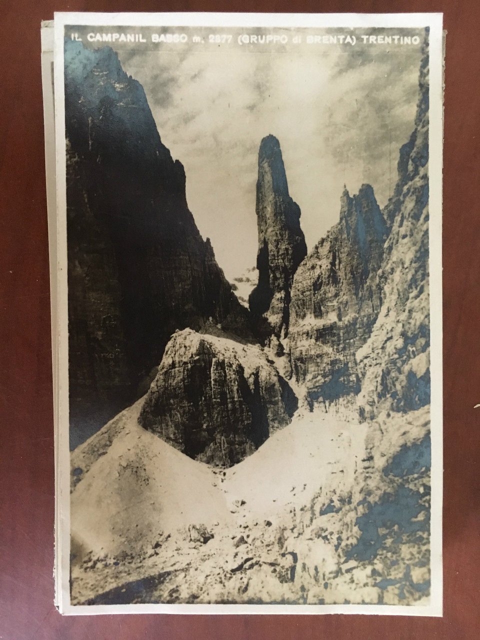 Cartolina inizi '900 Il Campanil Basso Gruppo Brenta Trentino - …