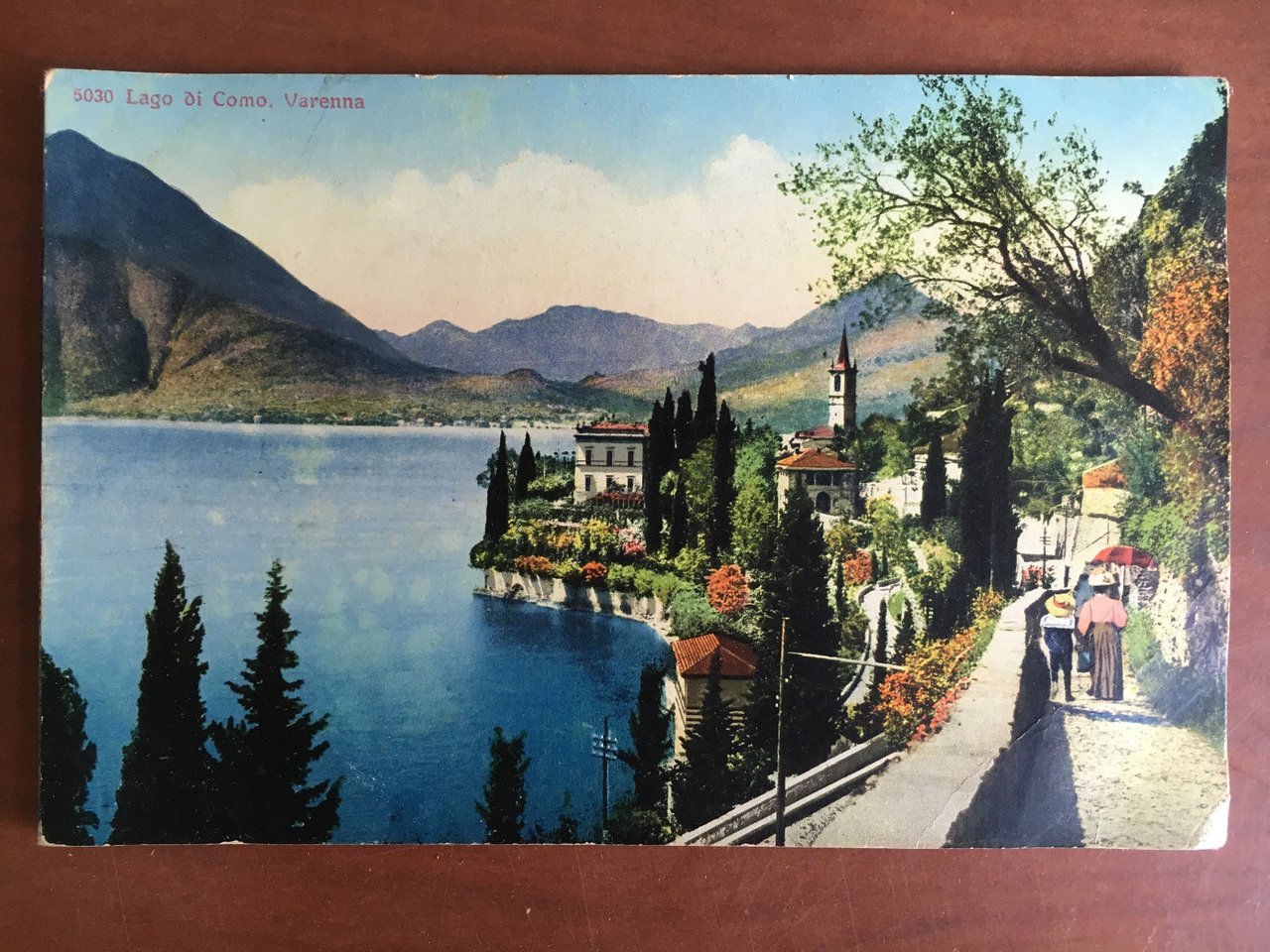 Cartolina inizi '900 Lago di Como Varenna - E20832