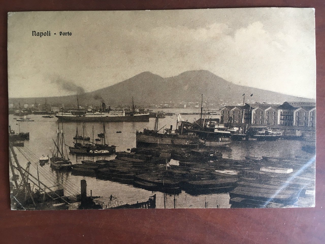 Cartolina inizi '900 Napoli Porto - E20705