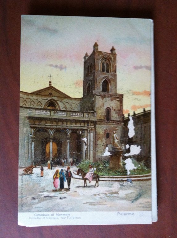 Cartolina inizi '900 Palermo Cattedrale Monreale - non viaggiata - E9339