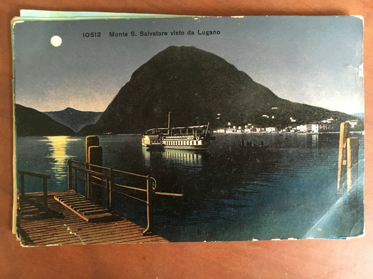 Cartolina inizi '900 Svizzera Lugano Monte S. Salvatore - E20737