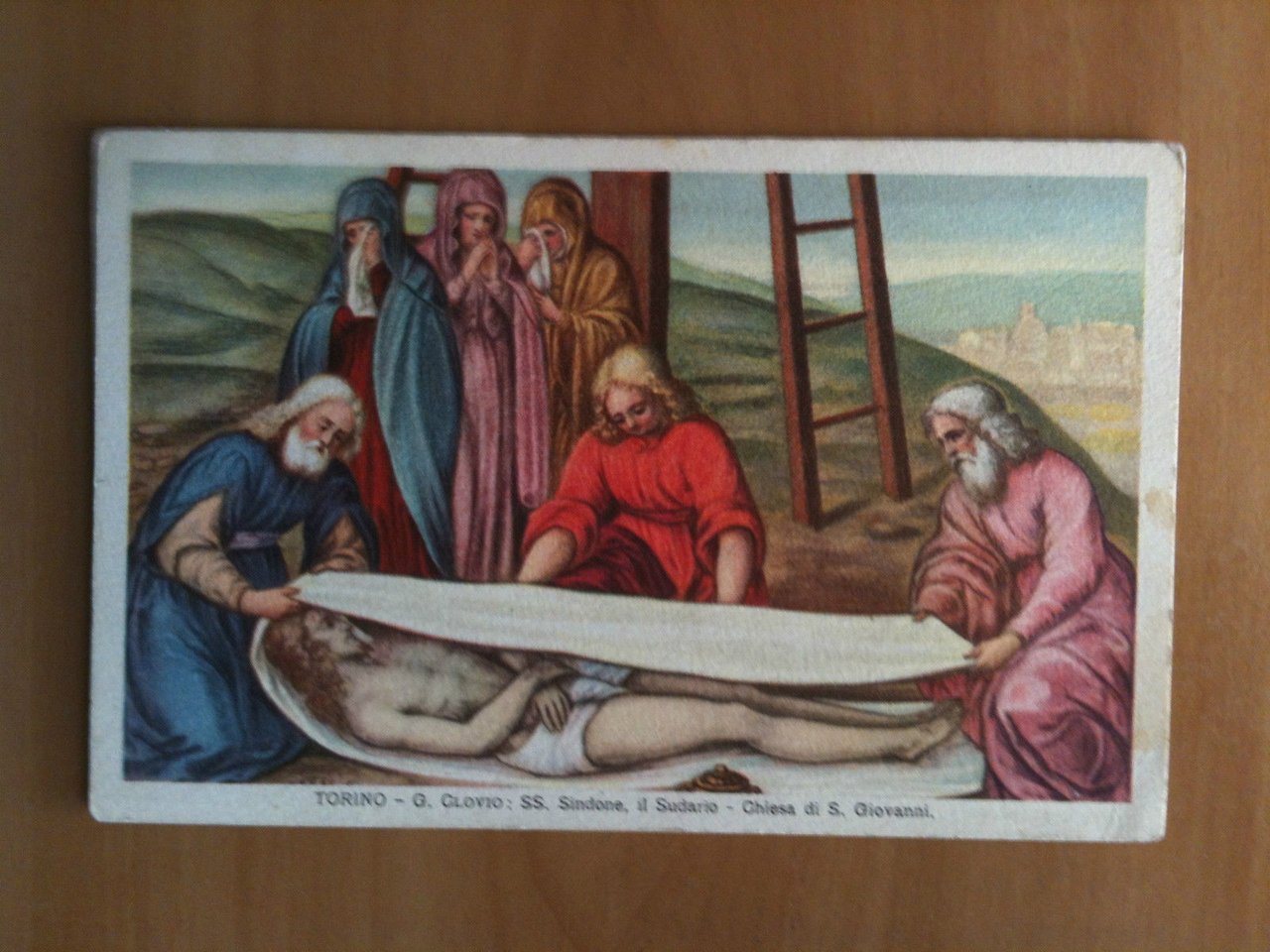 Cartolina inizi '900 Torino Sindone Il Sudario S. Giovanni - …
