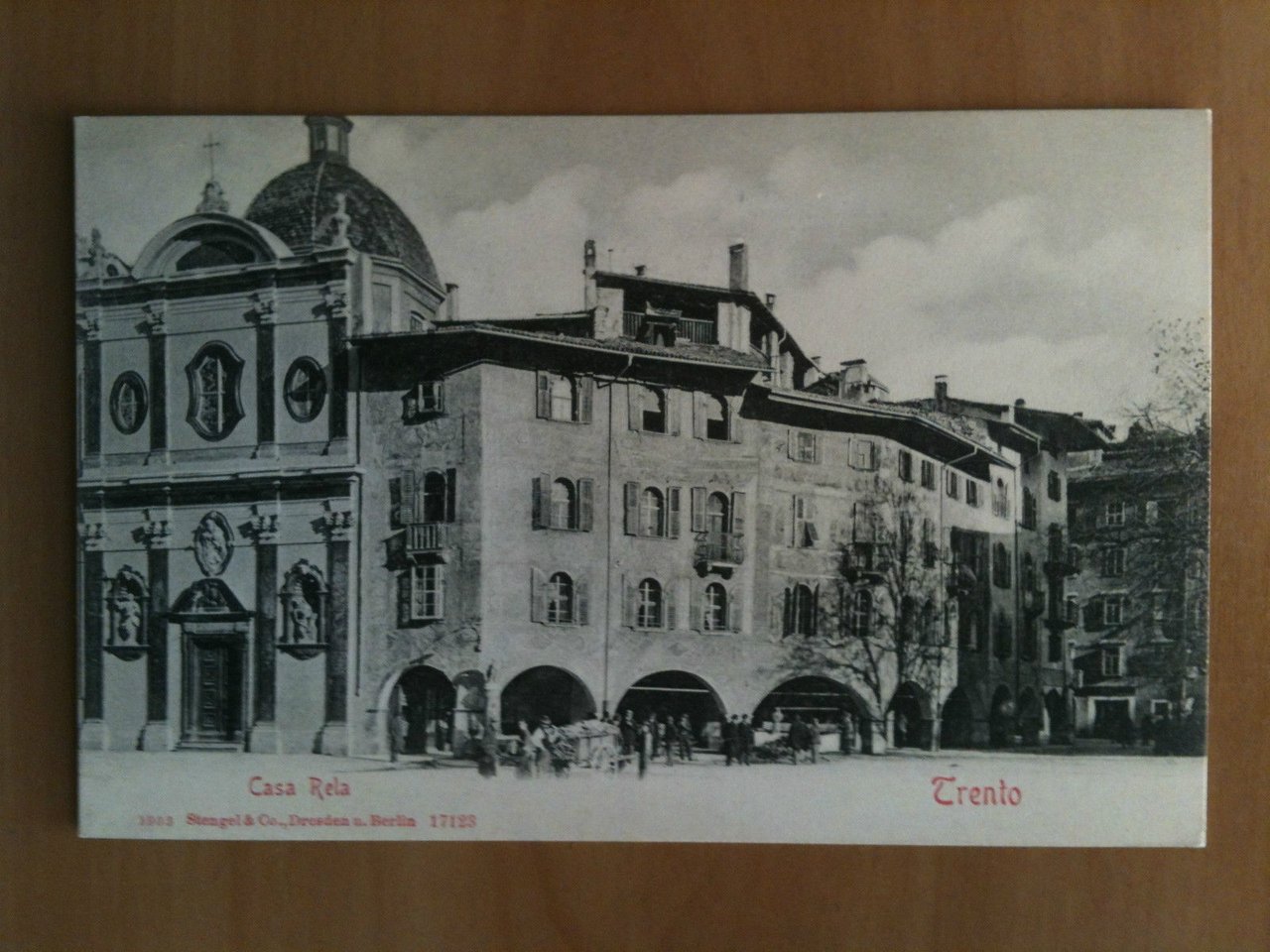 Cartolina inizi '900 Trento Casa Rela - non viaggiata