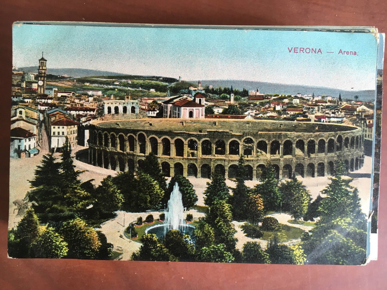 Cartolina inizi '900 Verona Arena - E20839