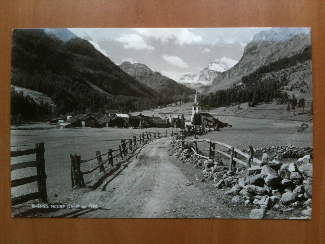 Cartolina metà '900 Rhemes Notre Dame Valle d'Aosta - viaggiata
