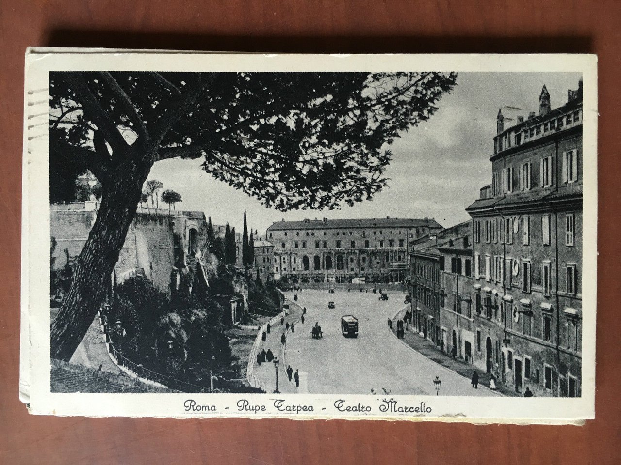 Cartolina originale 1932 Roma Rupe Tarpea viaggiata - E20358