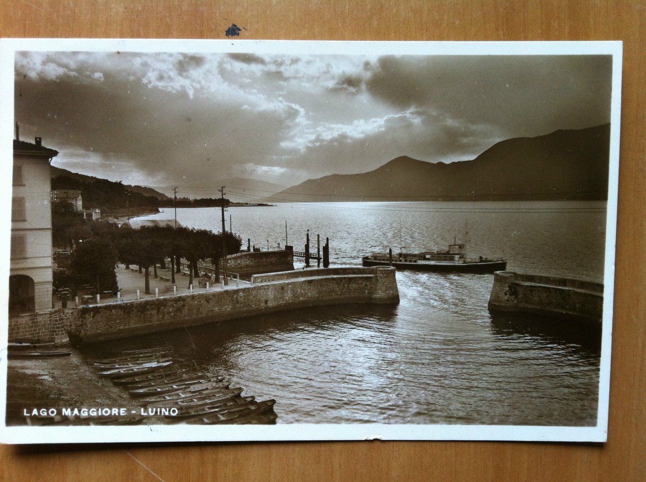Cartolina originale 1933 Lago Maggiore Luino - viaggiata - E17382