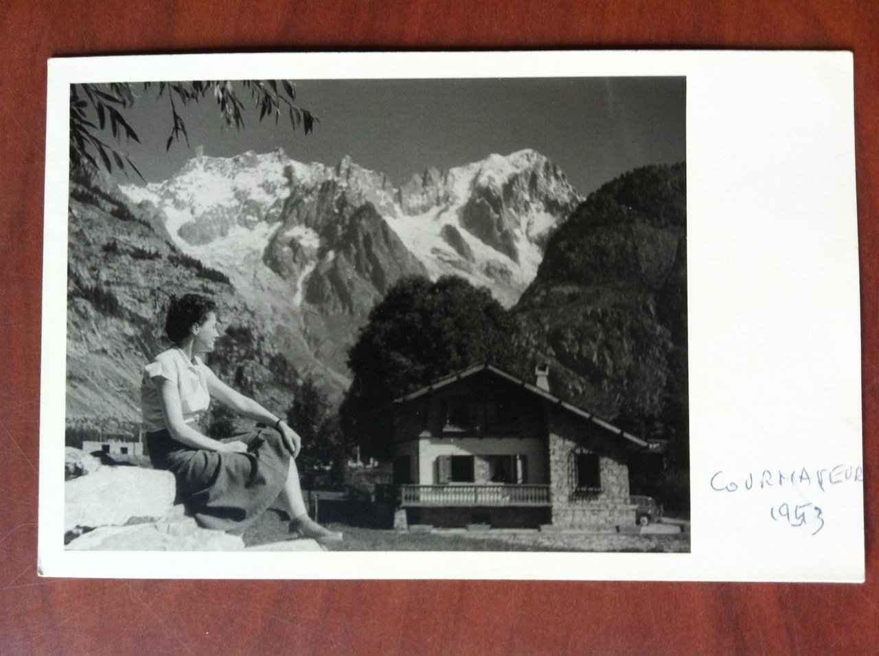 Cartolina originale anni '53 Courmayeur non viaggiata - E11143 | Immagine principale