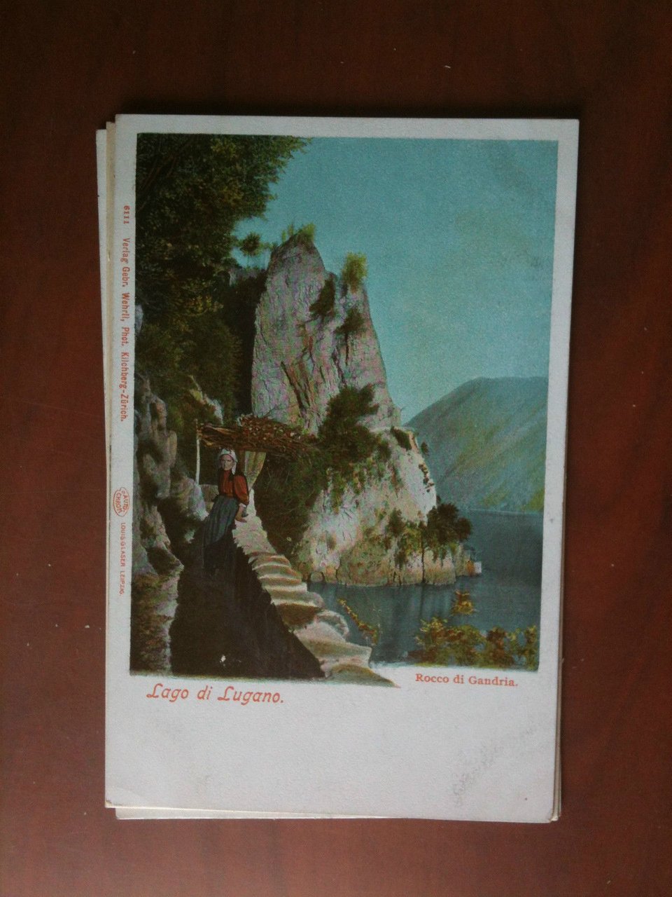 Cartolina postale inizi '900 Svizzera Lago di Lugano - non …
