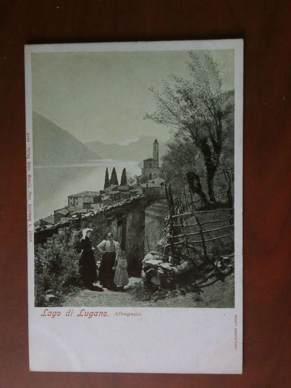 Cartolina postale inizi '900 Svizzera Lago di Lugano - non …