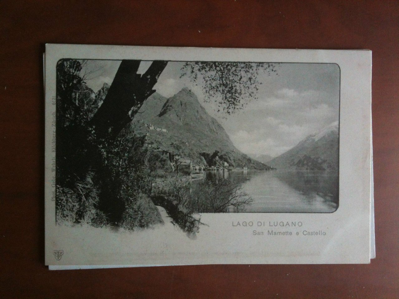 Cartolina postale inizi '900 Svizzera Lago di Lugano - non …