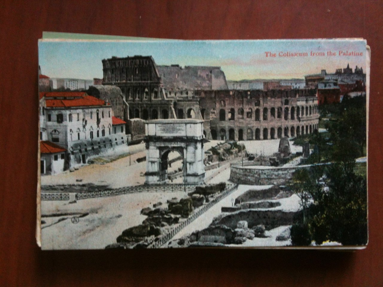 Cartolina Postcard early '900 Italy The Coliseum fro the Palatine …