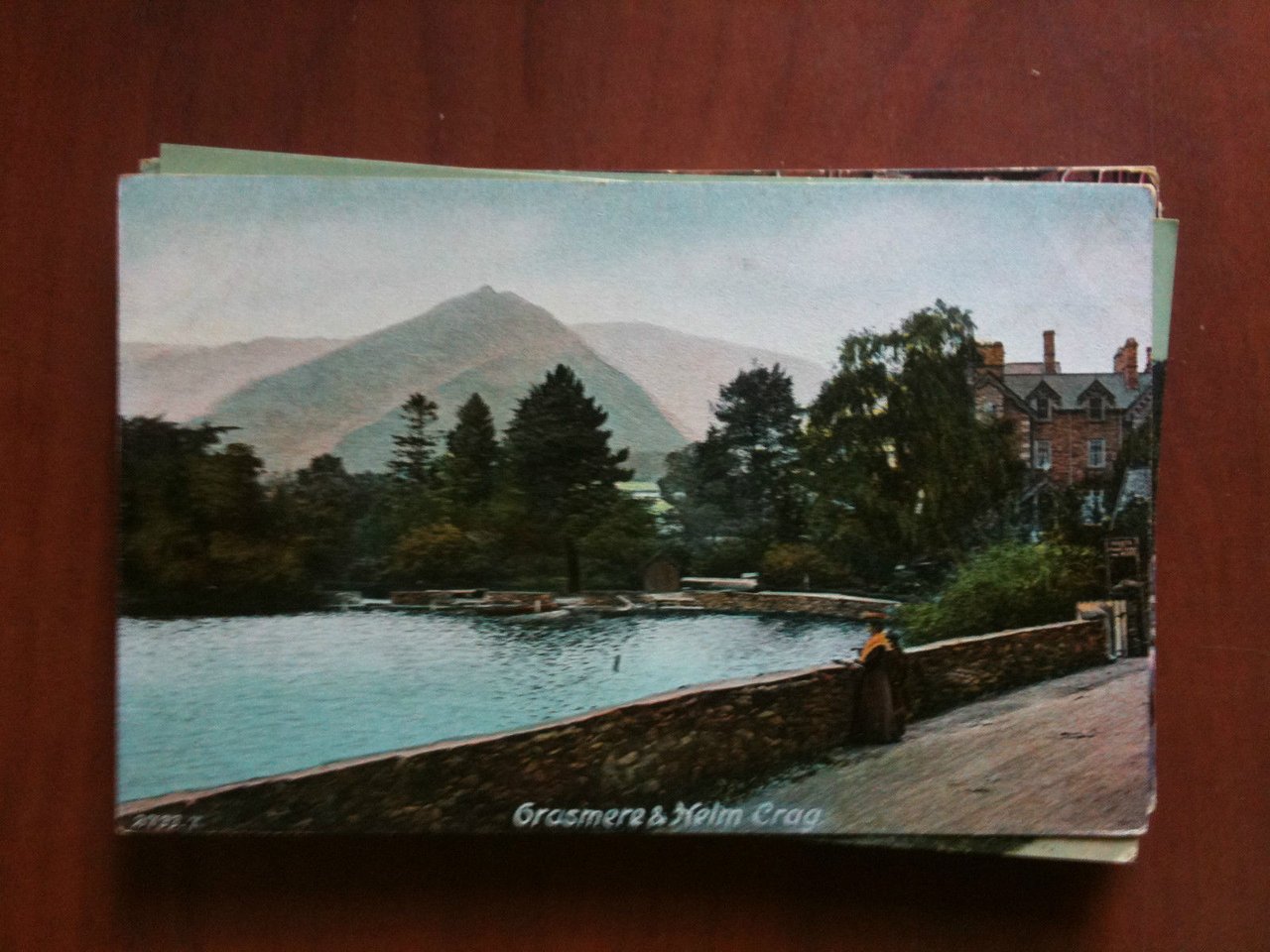 Cartolina Postcard early '900 UK Grasmere &amp; Helm Crag - …