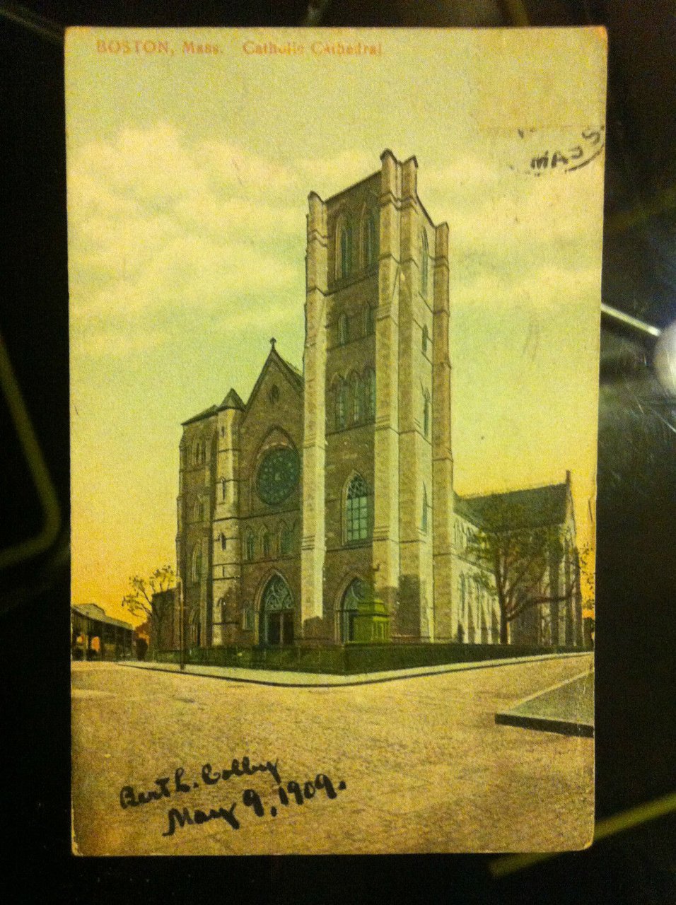 Cartolina Postcard early '900 USA Boston Catholic Cathedral -non viaggiata …