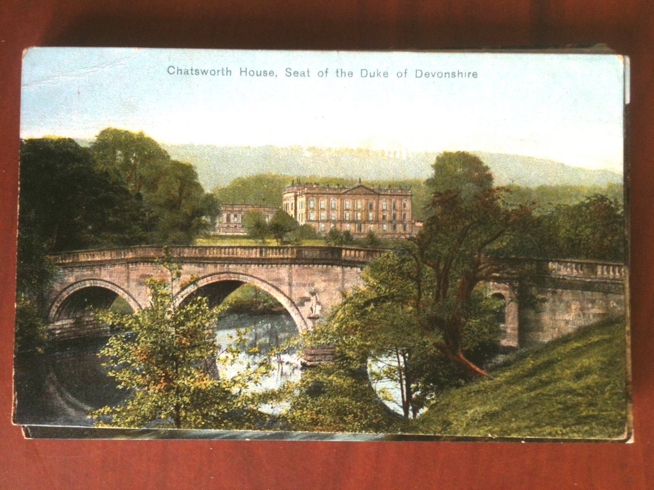 Cartolina Postcard inizi '900 UK Chatsworth House - non viaggiata …