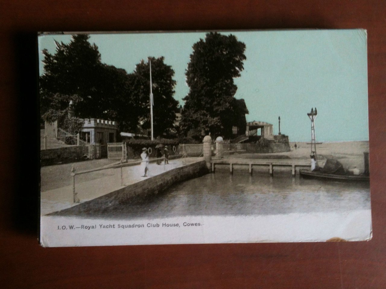 Cartolina Postcard inizi '900 UK Cowes Yacht Squadron Club House …