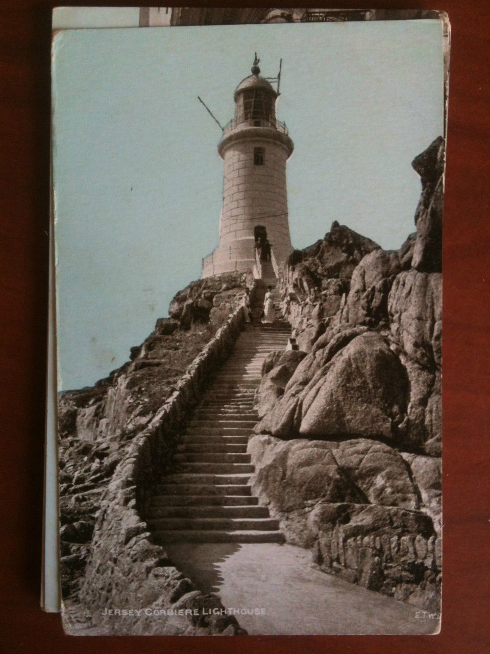 Cartolina Postcard inizi '900 UK Jersey Corbiere Lighthouse non viaggiata- …