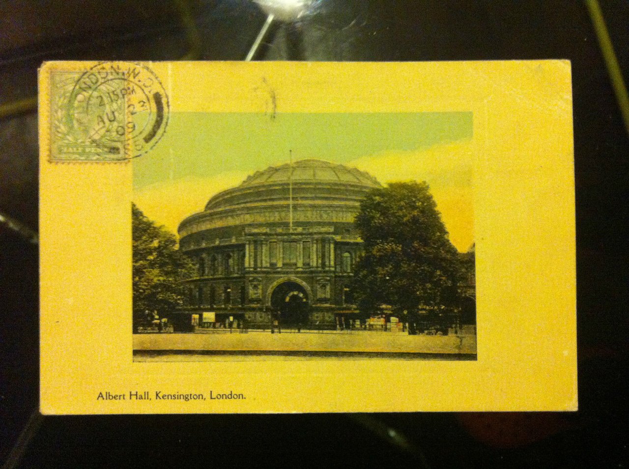 Cartolina Postcard inizi '900 UK London Albert Hall - viaggiata …