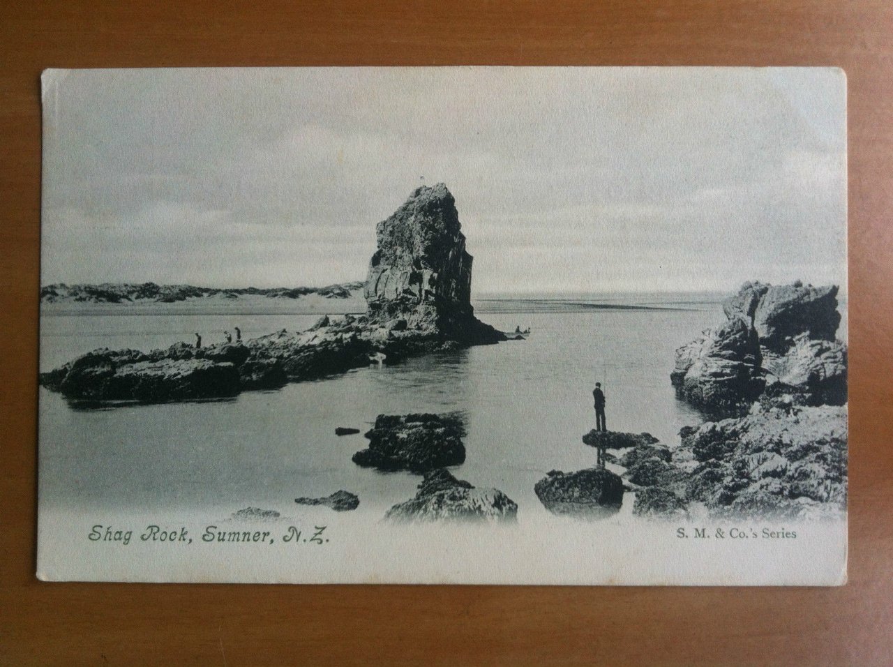 Cartolina Postcard New Zealand Shag Rock Sumner - non viaggiata …