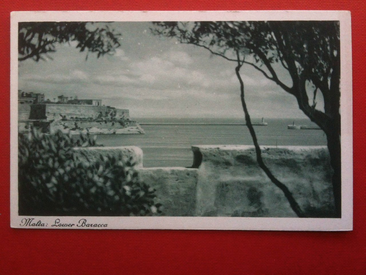 Cartolina Postcard primi '900 Malta Lower Baracca - non viaggiata