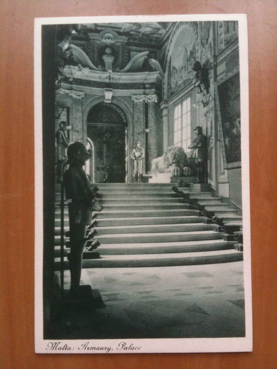 Cartolina Postcard primi/early '900 Malta Armoury Palace - non viaggiata | Immagine principale