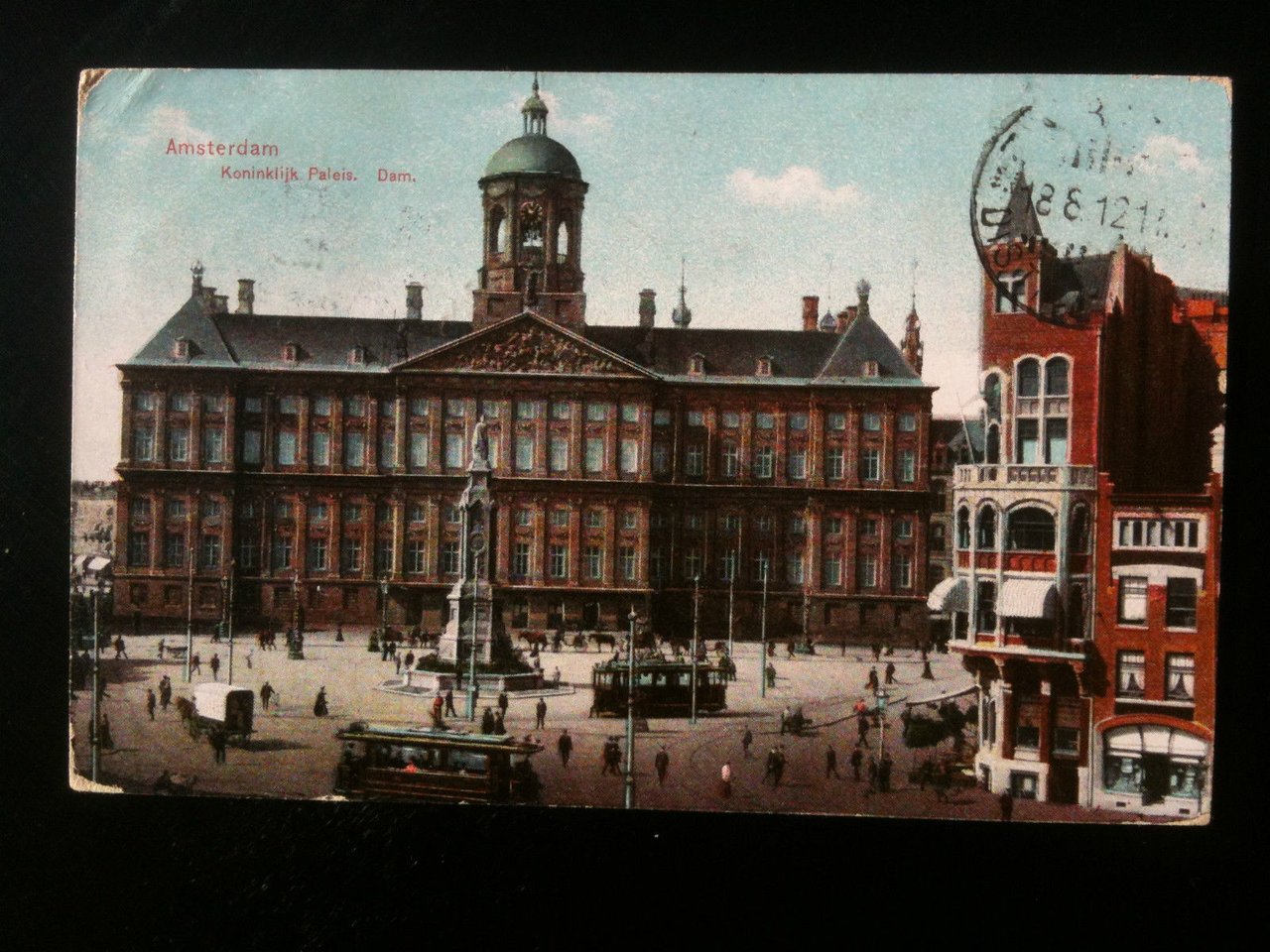 Cartolina Postcard primi/early '900 Olanda Amsterdam Koninkilij - viaggiata