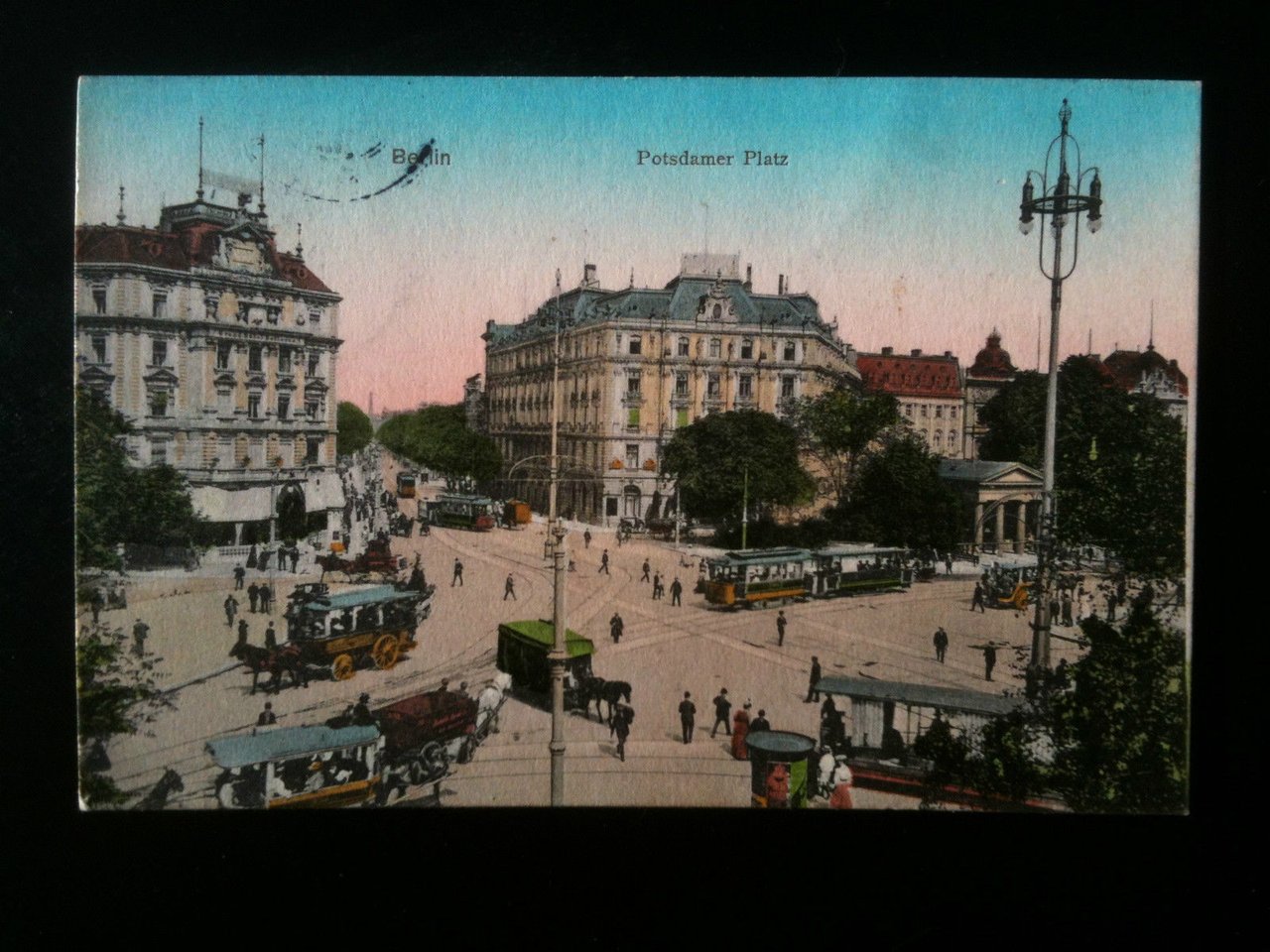 Cartolina Postkarte 1899 Berlin Potsdamer Platz - viaggiata/geschikt