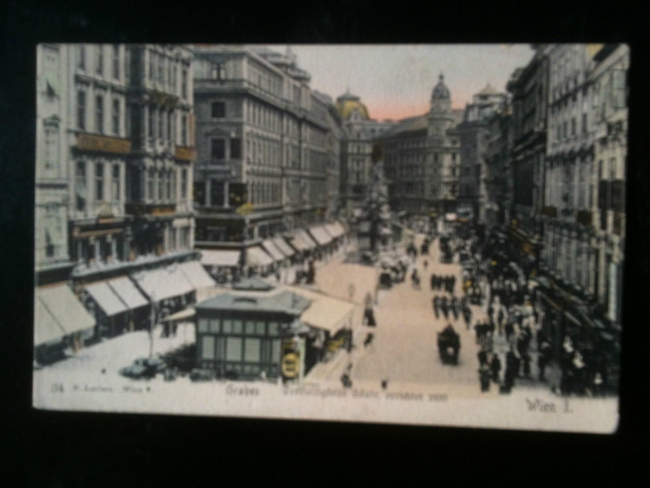 Cartolina Postkarte primi '900 Austria Vienna/Wien Graben - non viaggiata