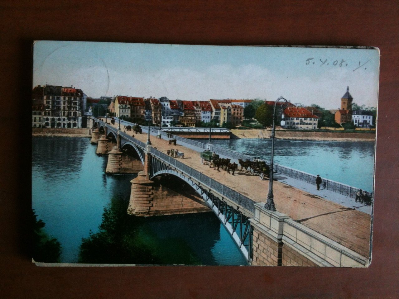 Cartolina Postkarte primi '900 Schweiz Basel - viaggiata