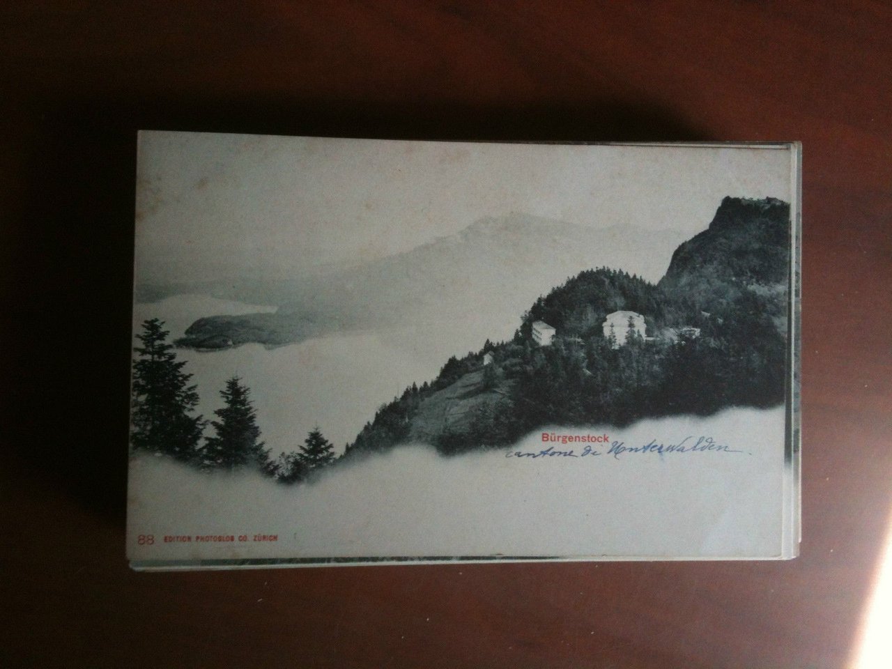 Cartolina Postkarte primi '900 Schweiz Burgenstock - non viaggiata