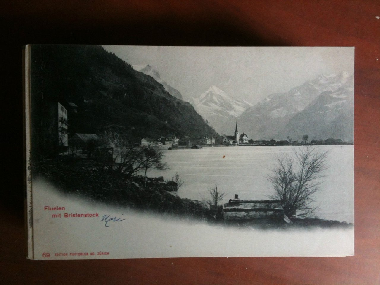 Cartolina Postkarte primi '900 Schweiz Fluelen mit Bristenstock - non …