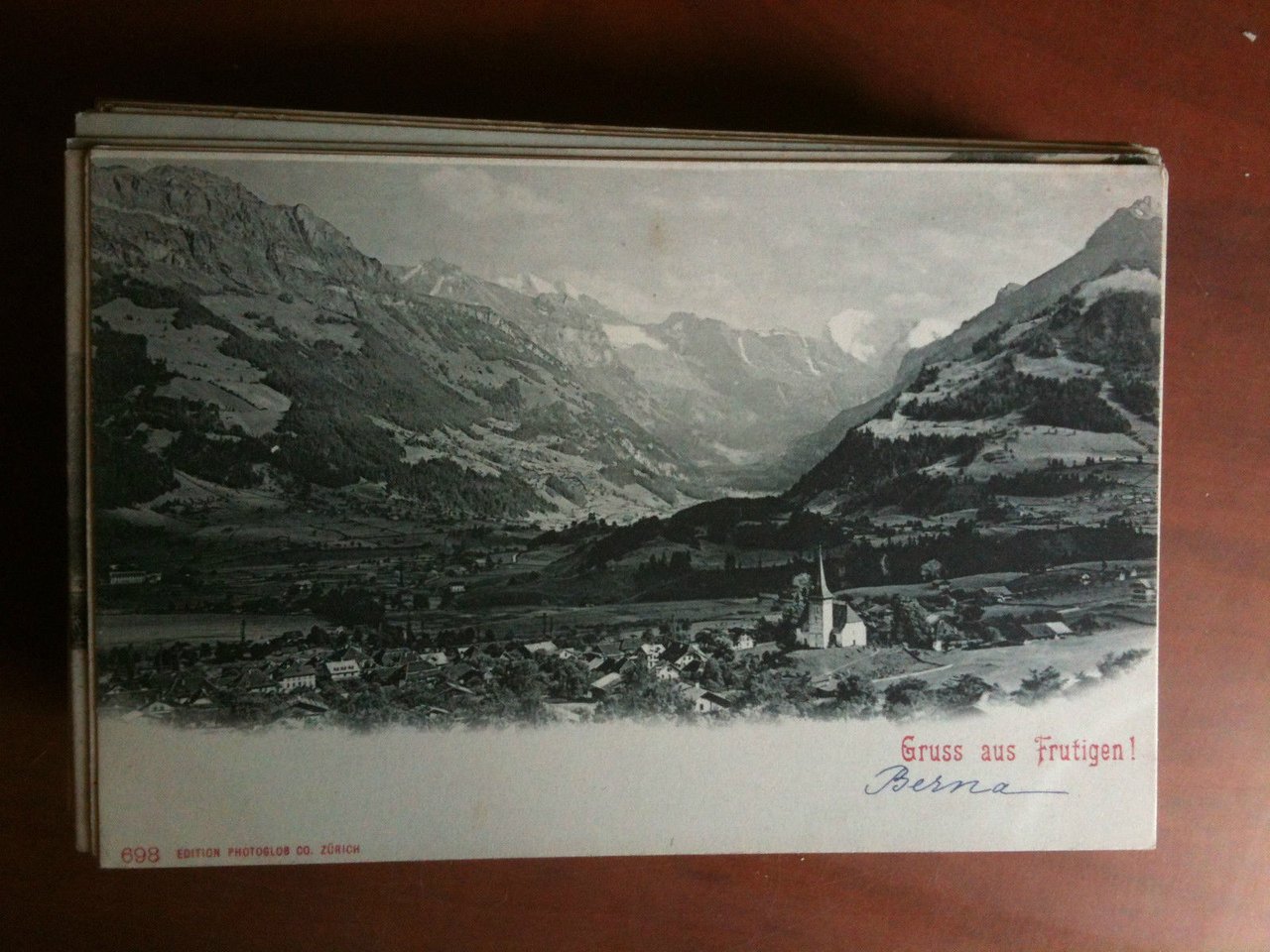 Cartolina Postkarte primi '900 Schweiz Gruss aus Frutigen - non …