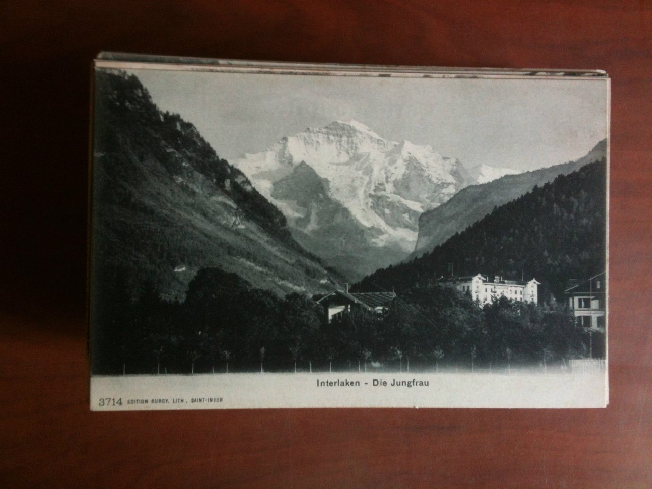 Cartolina Postkarte primi '900 Schweiz Interlaken - non viaggiata