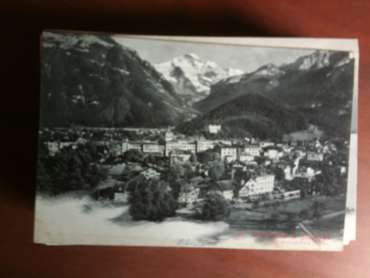Cartolina Postkarte primi '900 Schweiz Interlaken &amp; Jungfrau - non …