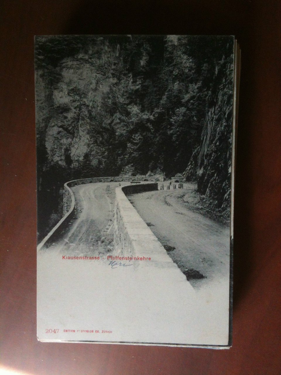 Cartolina Postkarte primi '900 Schweiz Klausenstrasse - non viaggiata